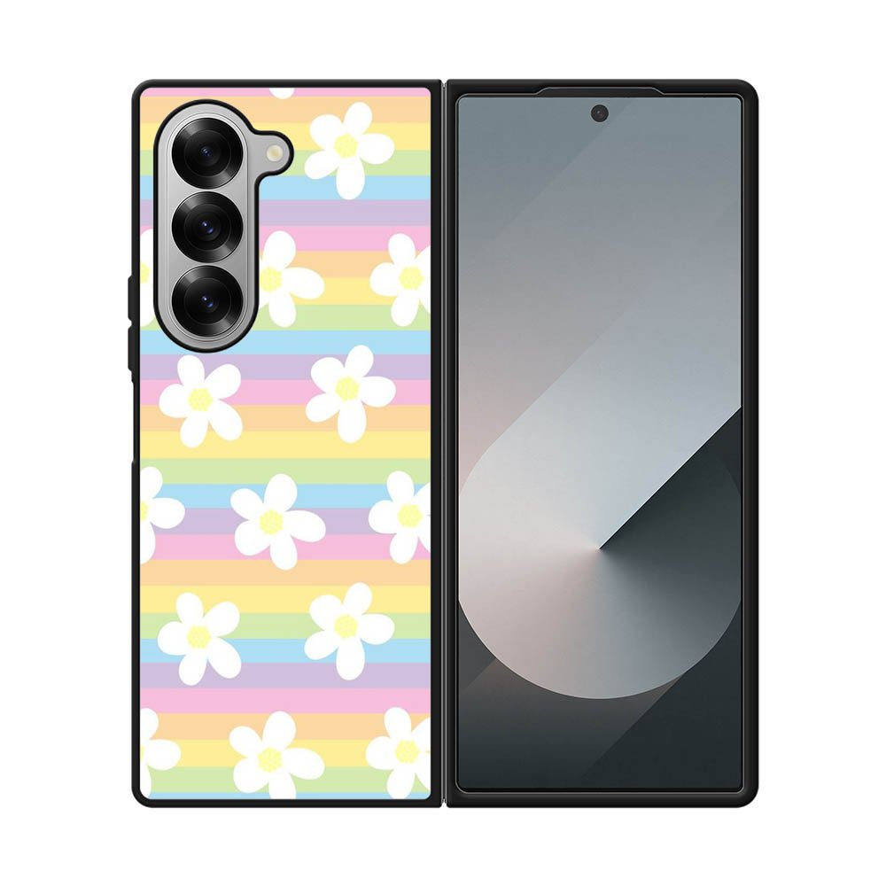 Rainbow Line Flower FE0013 Samsung Galaxy Fold 7 5G Case