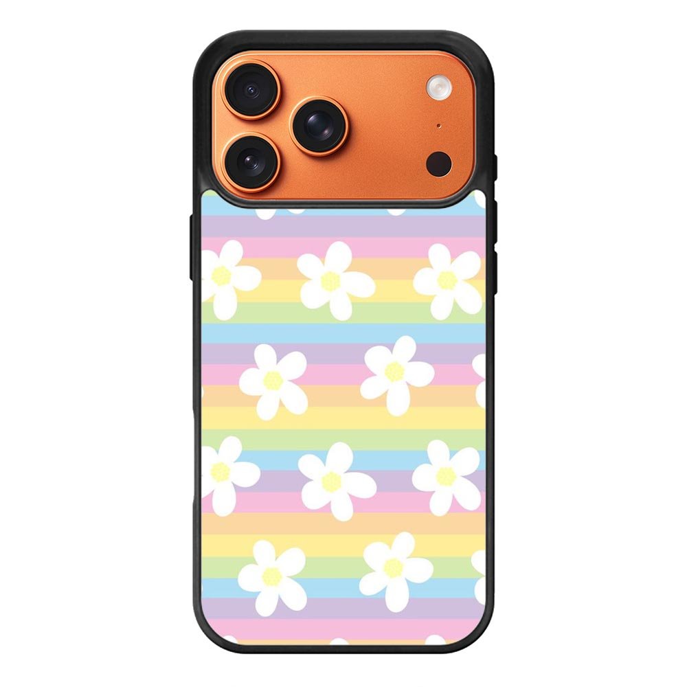 Rainbow Line Flower FiPhone 17 Pro Max Case FE0527