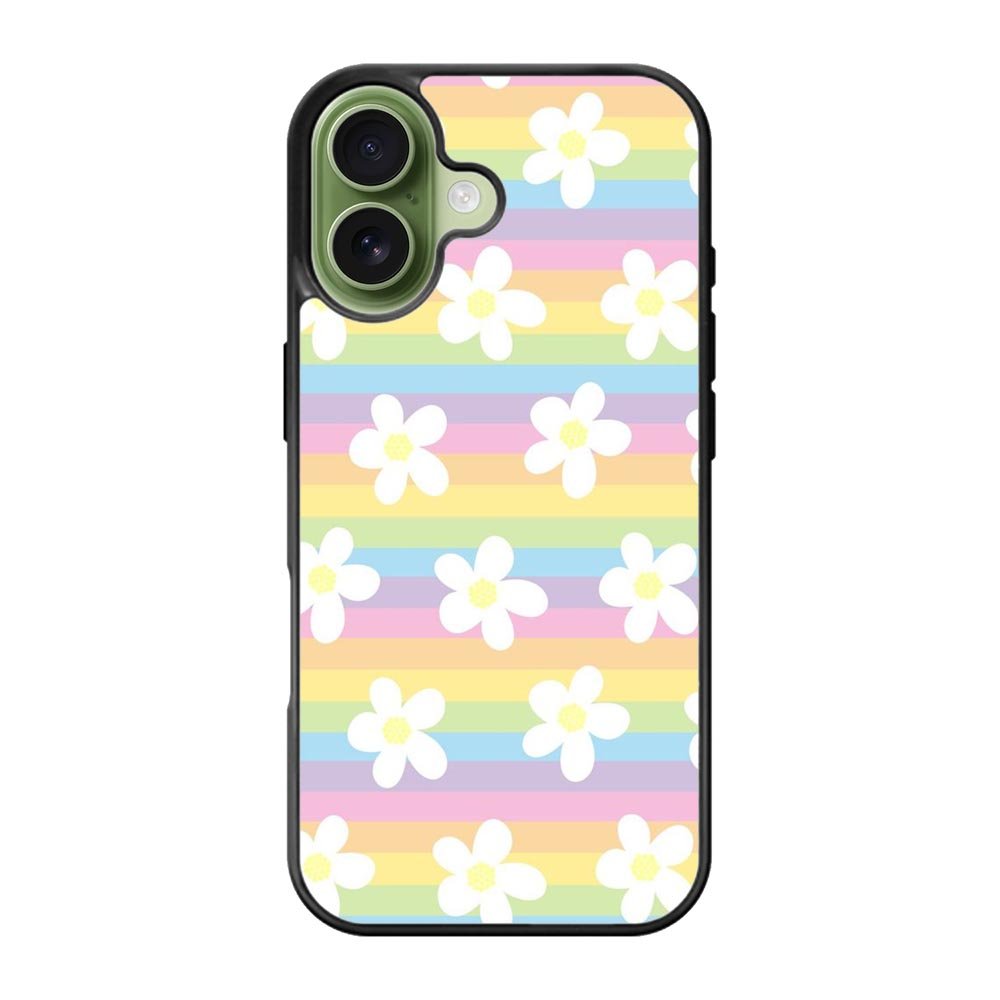 Rainbow Line Flower FiPhone 17 Case FE0527