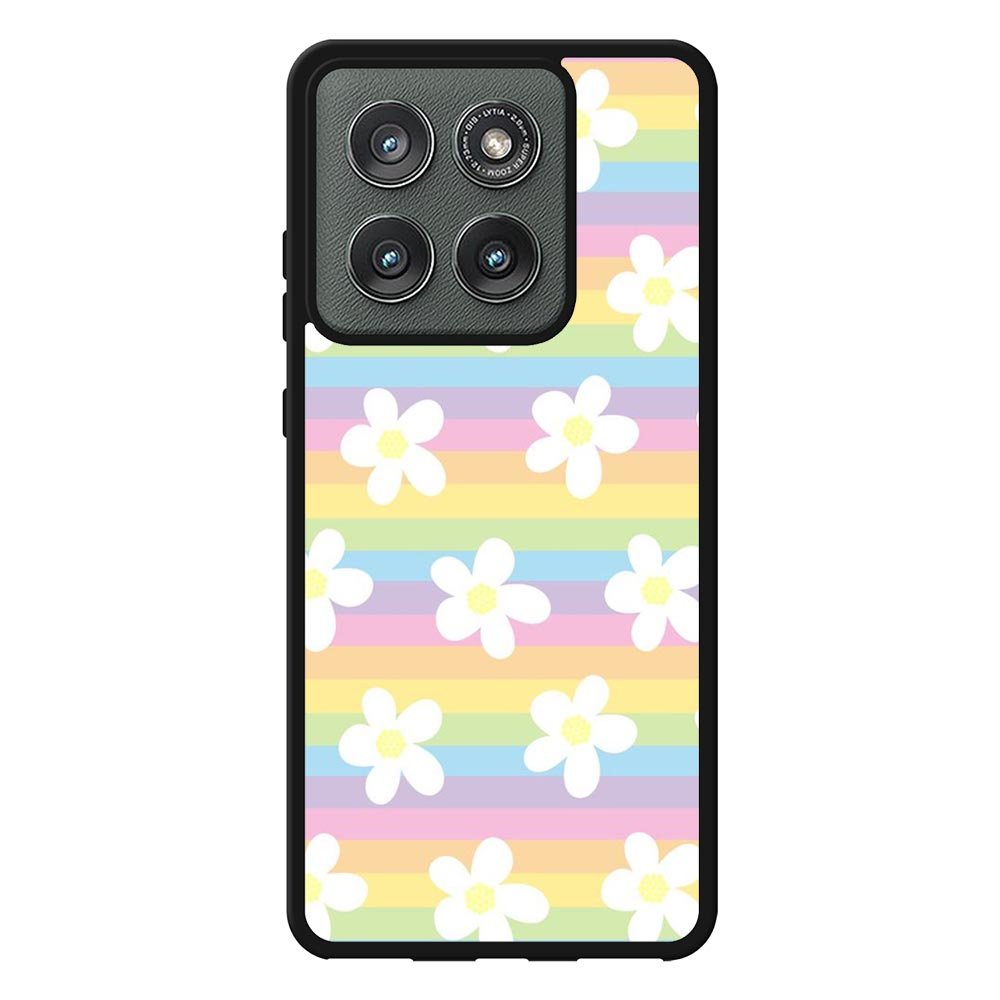 Rainbow Line Flower FMotorola Moto Edge 2025 Case FE0527