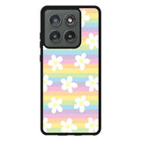 Rainbow Line Flower FMotorola Moto Edge 2025 Case FE0527