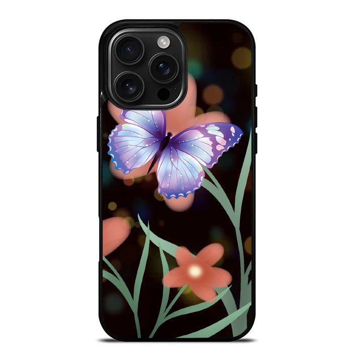 Butterfly Flower FiPhone 16 Pro Max Case FE0121