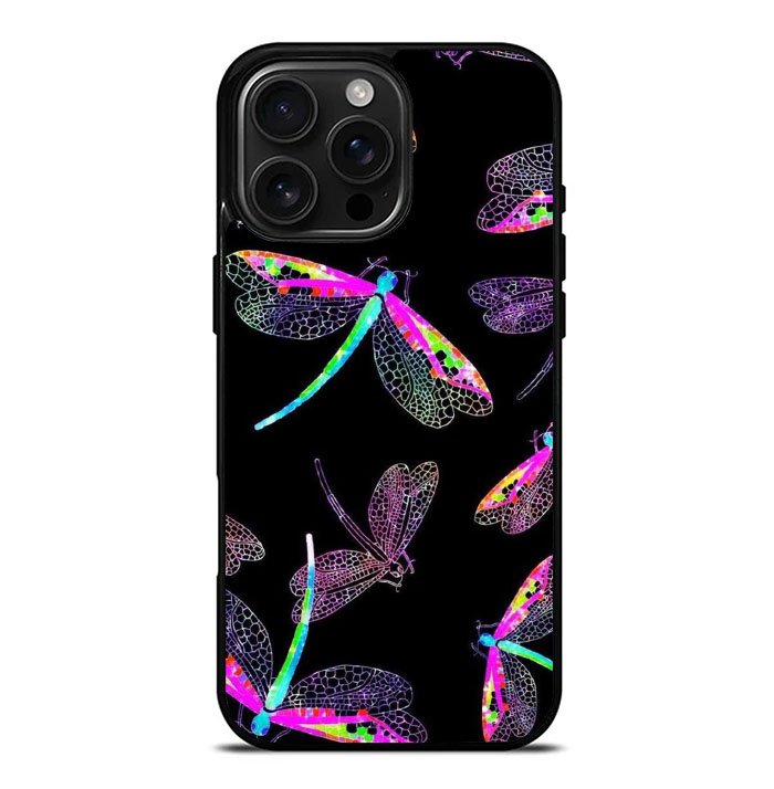 Neon Dragonfly FiPhone 16 Pro Max Case FE0459
