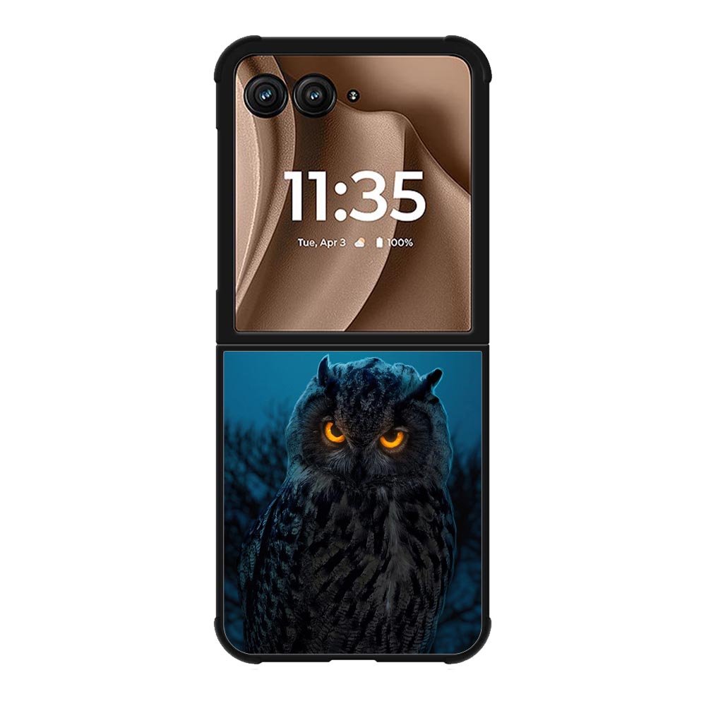 Angry Owl FMotorola Moto RAZR Plus 2025 Case FE0033