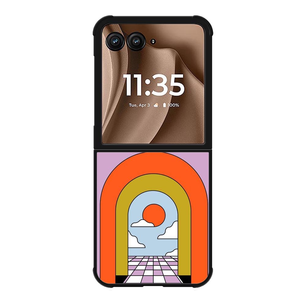 Geometric Illustration FMotorola Moto RAZR Plus 2025 Case FE0306