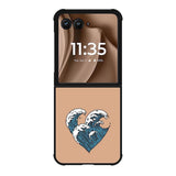 Love Wave FMotorola Moto RAZR Plus 2025 Case FE0411