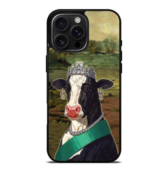 Mona Lisa Cow FiPhone 16 Pro Max Case FE0432