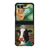 Mona Lisa Cow FMotorola Moto RAZR 2025 Case FE0432