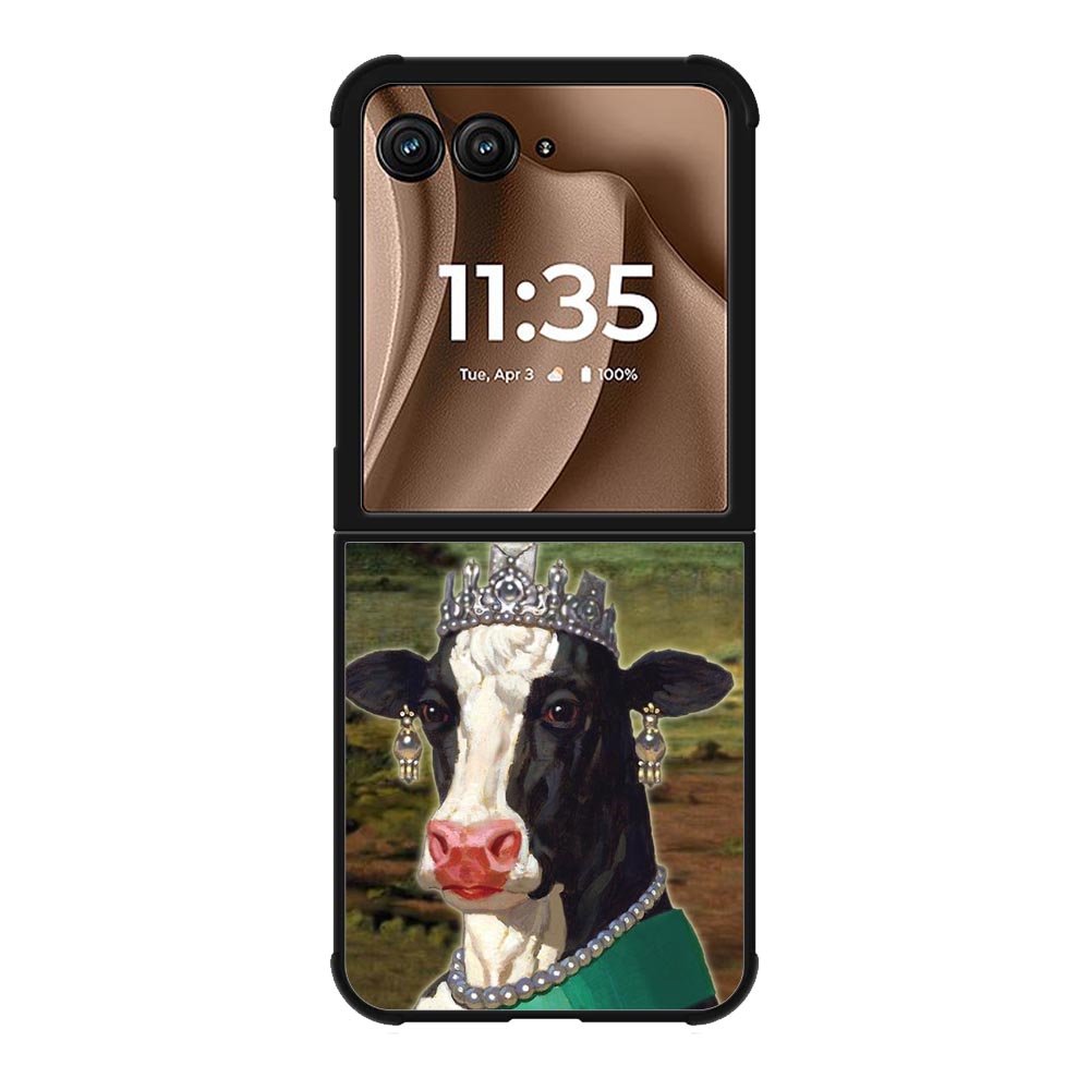 Mona Lisa Cow FMotorola Moto RAZR Plus 2025 Case FE0432
