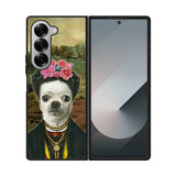 Mona Lisa Dog FSamsung Galaxy Z Fold 7 5G Case FE0433
