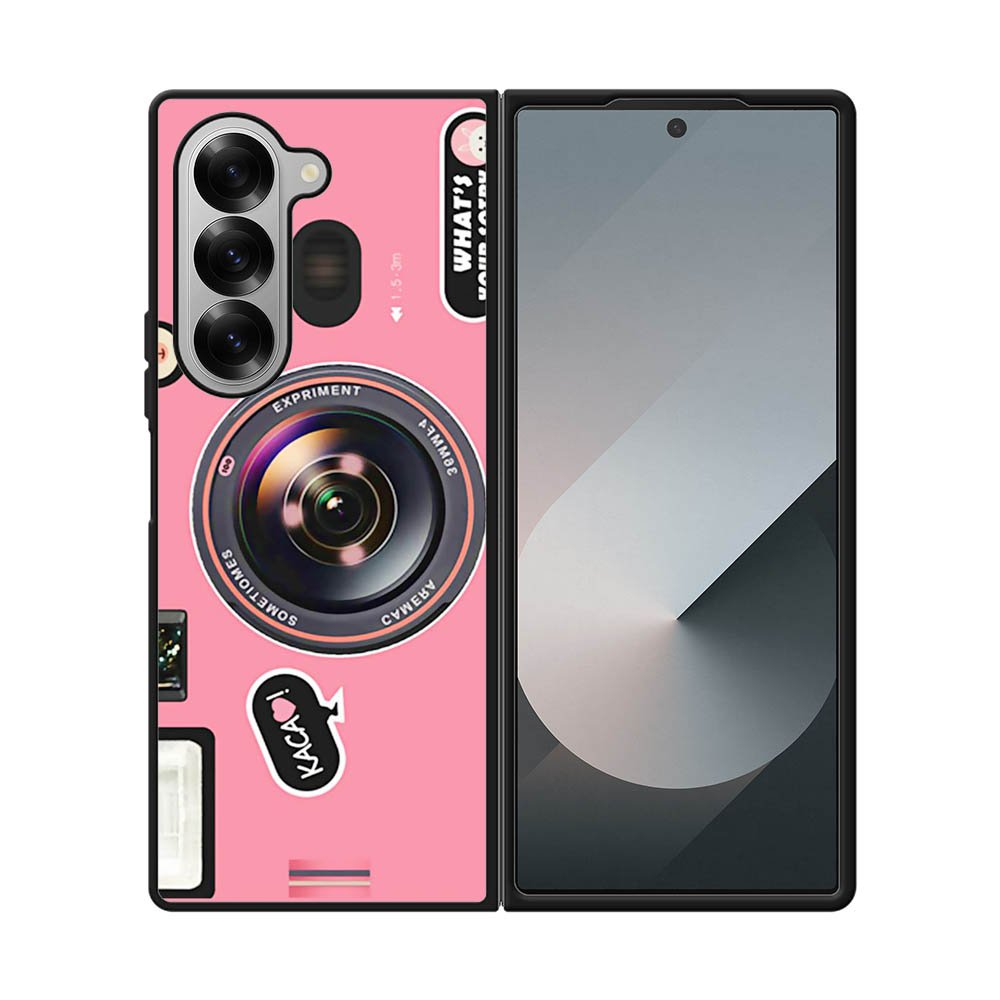 Pink Camera FSamsung Galaxy Z Fold 7 5G Case FE0500