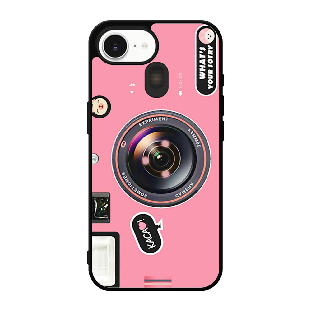 Pink Camera FiPhone 17e Case FE0500