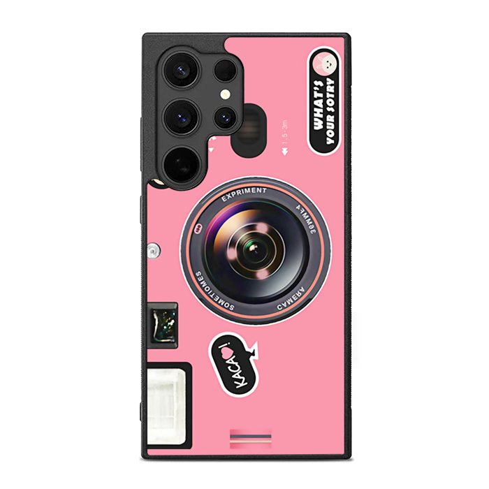 Pink Camera FE0044 Samsung Galaxy S25 Ultra Case