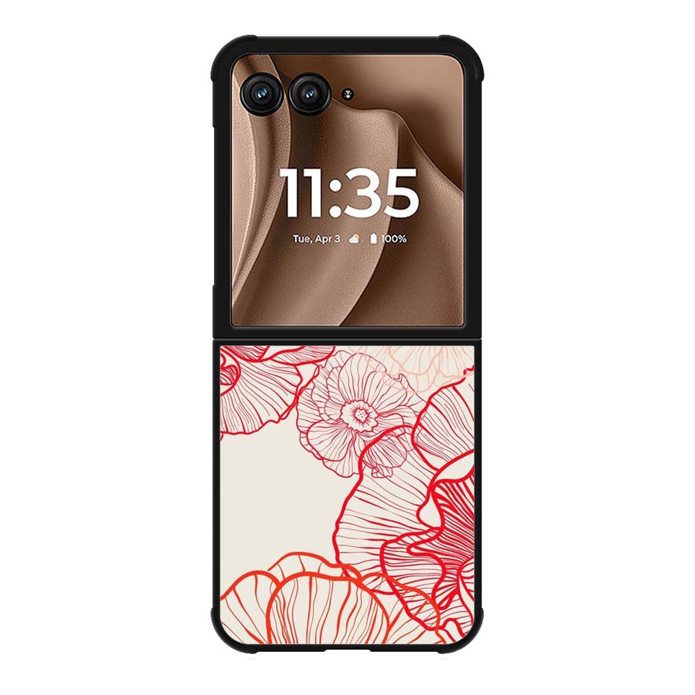 Flower Vintage FMotorola Moto RAZR Plus 2025 Case FE0280