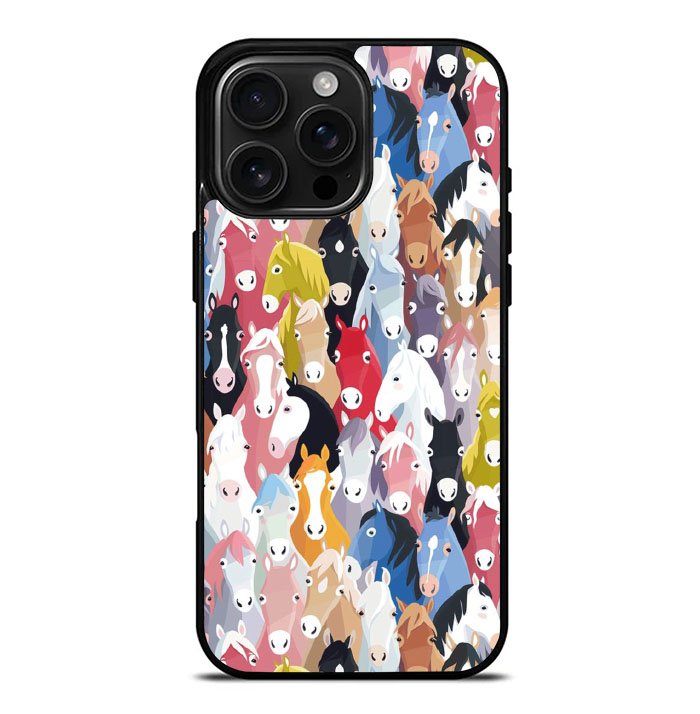 Pattern Horse FiPhone 16 Pro Max Case FE0490