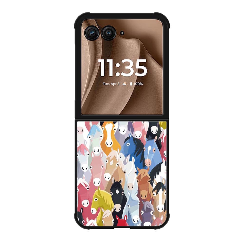 Pattern Horse FMotorola Moto RAZR Plus 2025 Case FE0490