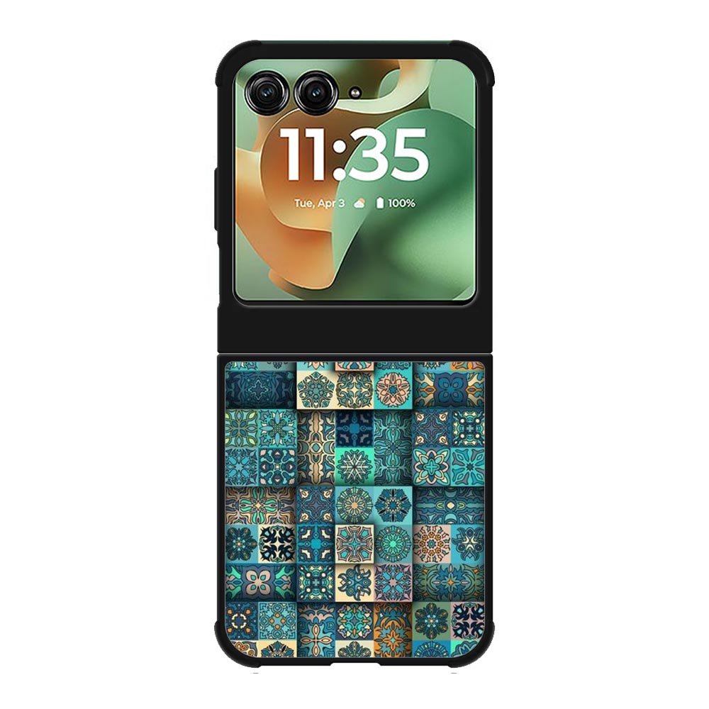 Blue Batik FMotorola Moto RAZR 2025 Case FE0107