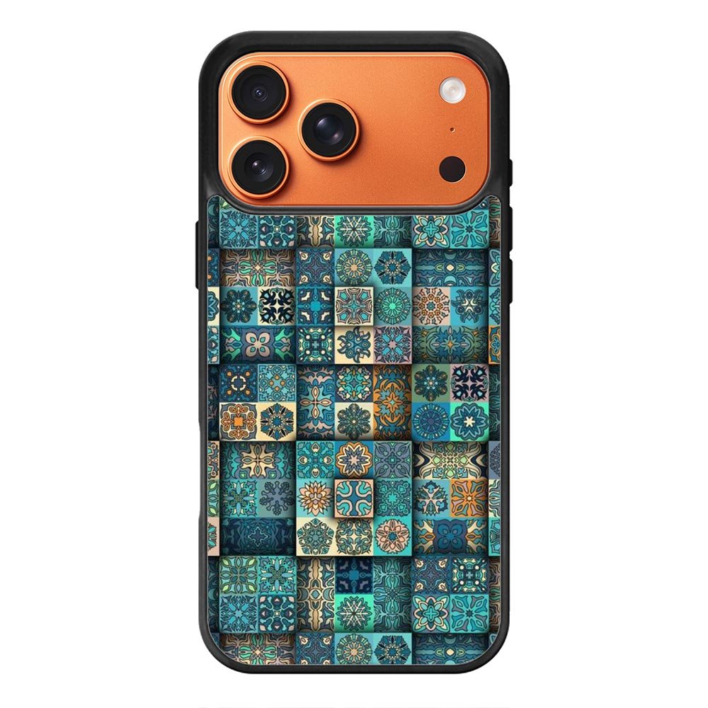 Blue Batik FiPhone 17 Pro Case FE0107