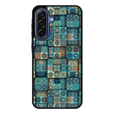 Blue Batik FSamsung Galaxy A17 Case FE0107