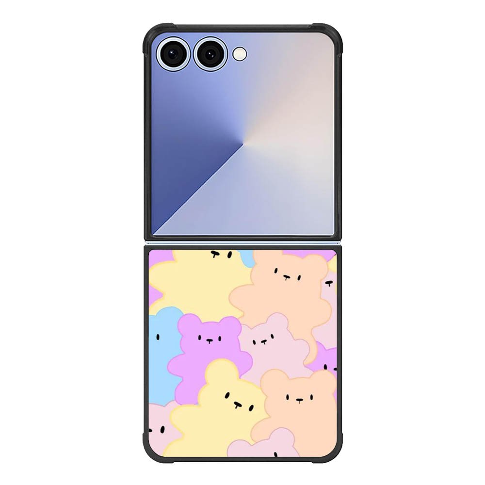 Bear Pastel FE0063 Samsung Galaxy Flip 7 5G Case