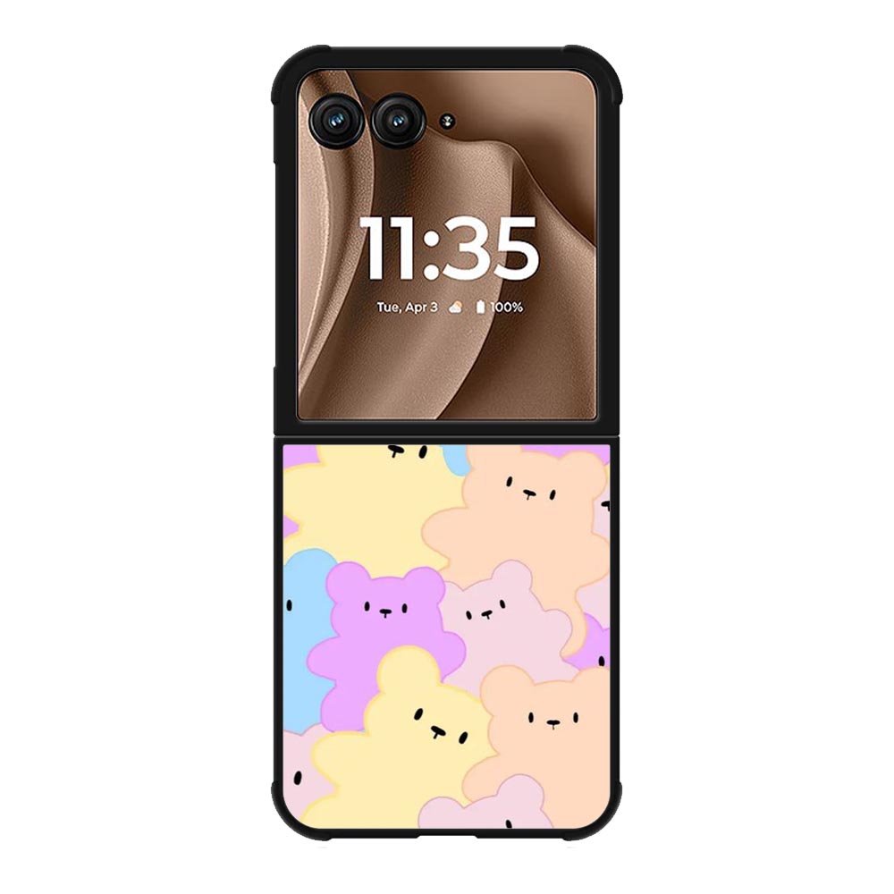 Bear Pastel FMotorola Moto RAZR Plus 2025 Case FE0071