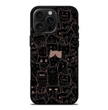 Cat Black Pink FiPhone 16 Pro Max Case FE0133