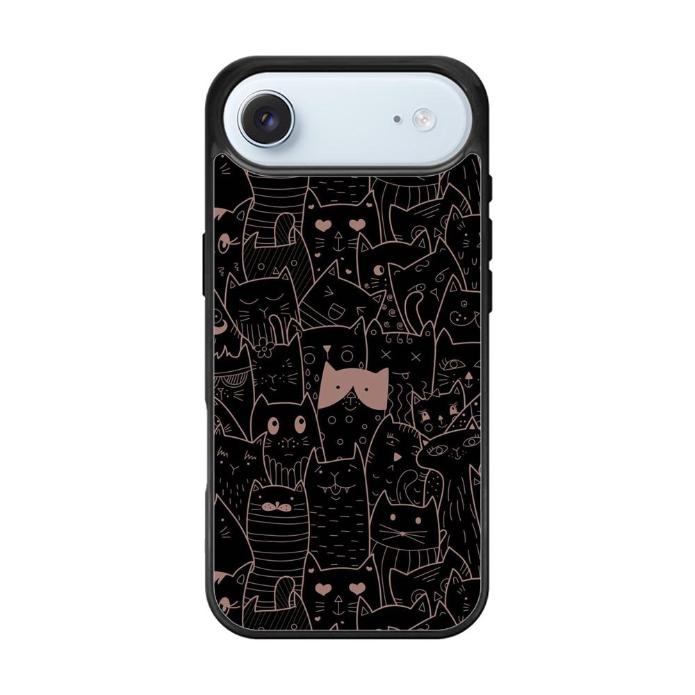 Cat Black Pink FiPhone Air Case FE0133