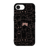 Cat Black Pink FiPhone 17e Case FE0133