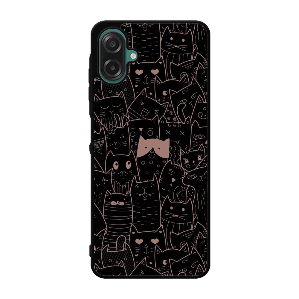 Cat Black Pink FSamsung Galaxy A07 Case FE0133