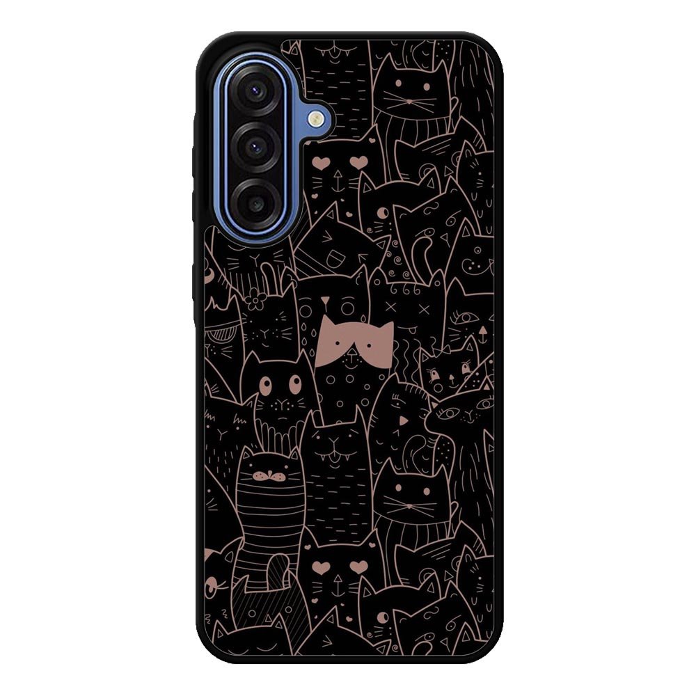 Cat Black Pink FSamsung Galaxy A17 Case FE0133