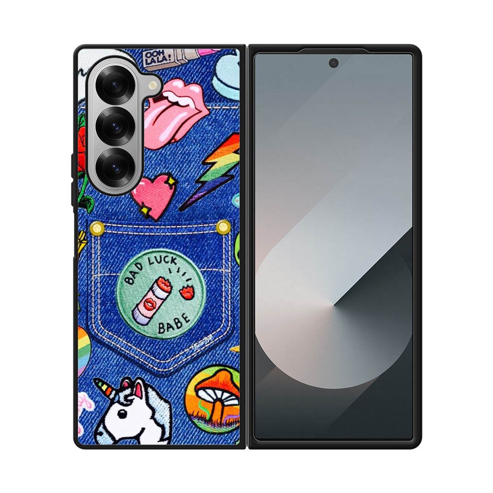 Sticker Jeans FSamsung Galaxy Z Fold 7 5G Case FE0596