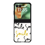 Smile Text FMotorola Moto RAZR 2025 Case FE0576