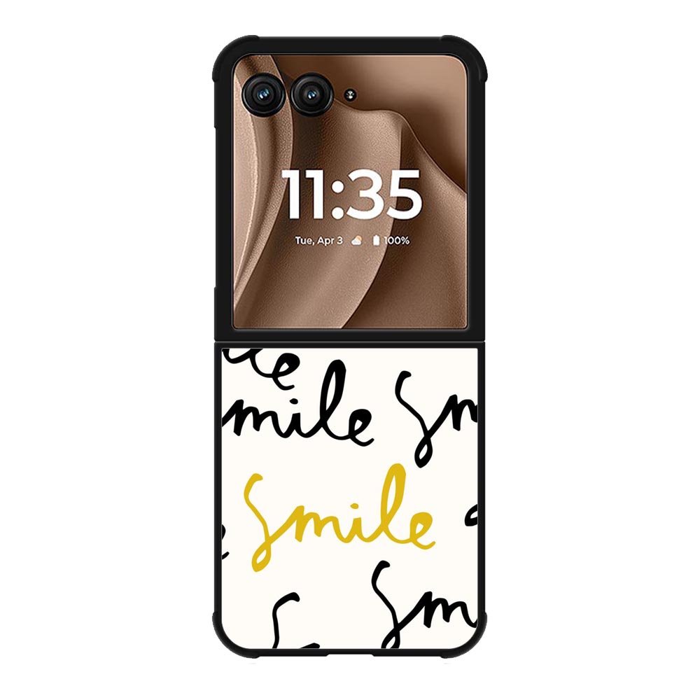 Smile Text FMotorola Moto RAZR Plus 2025 Case FE0576