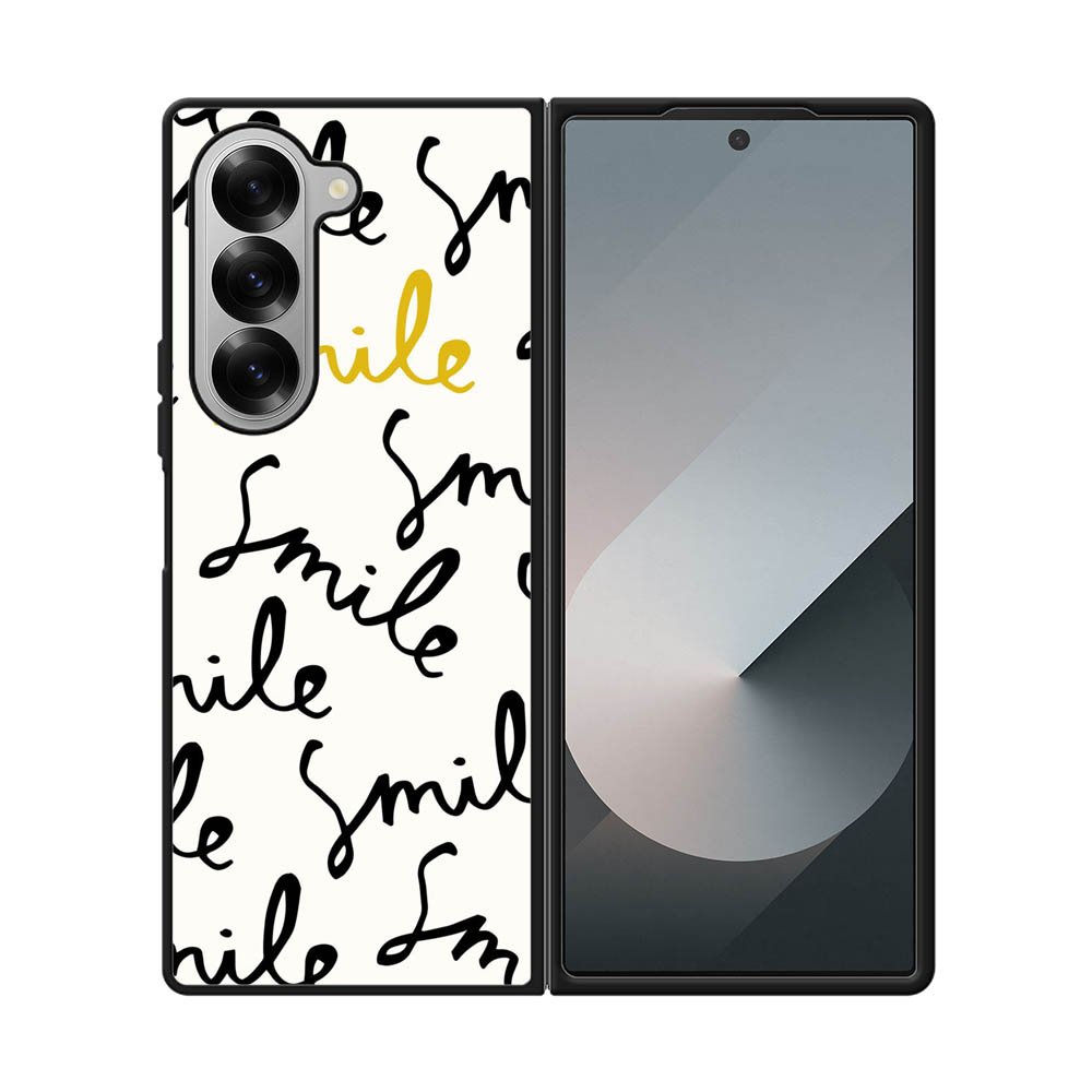 Smile Text FSamsung Galaxy Z Fold 7 5G Case FE0576