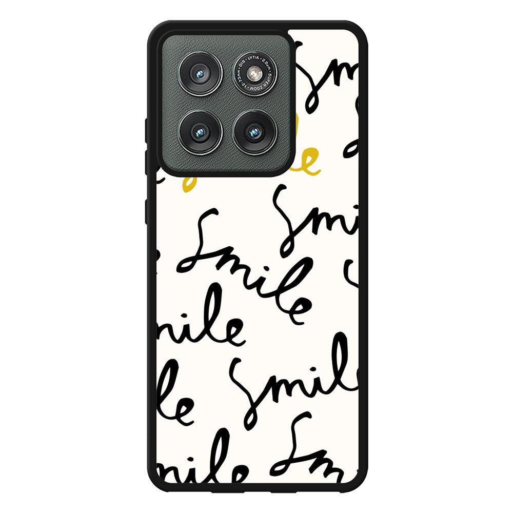 Smile Text FMotorola Moto Edge 2025 Case FE0576