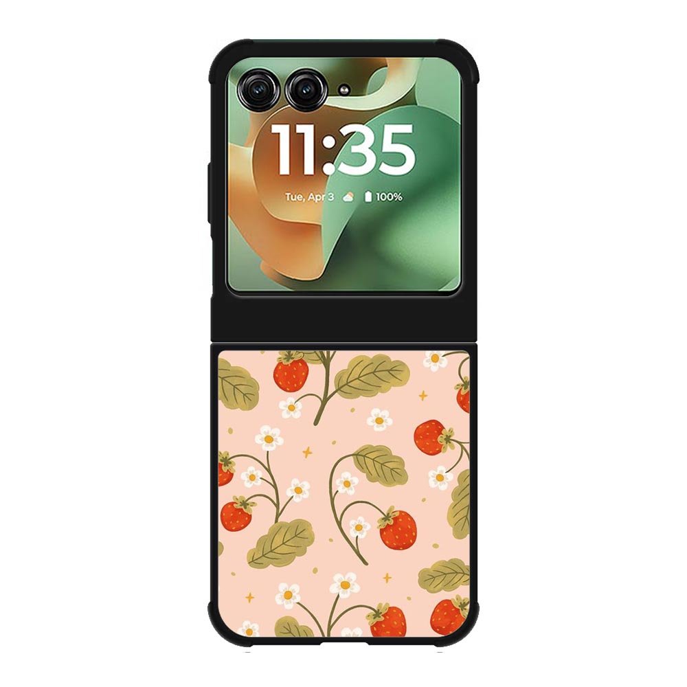 Strawberry Pattern FMotorola Moto RAZR 2025 Case FE0598