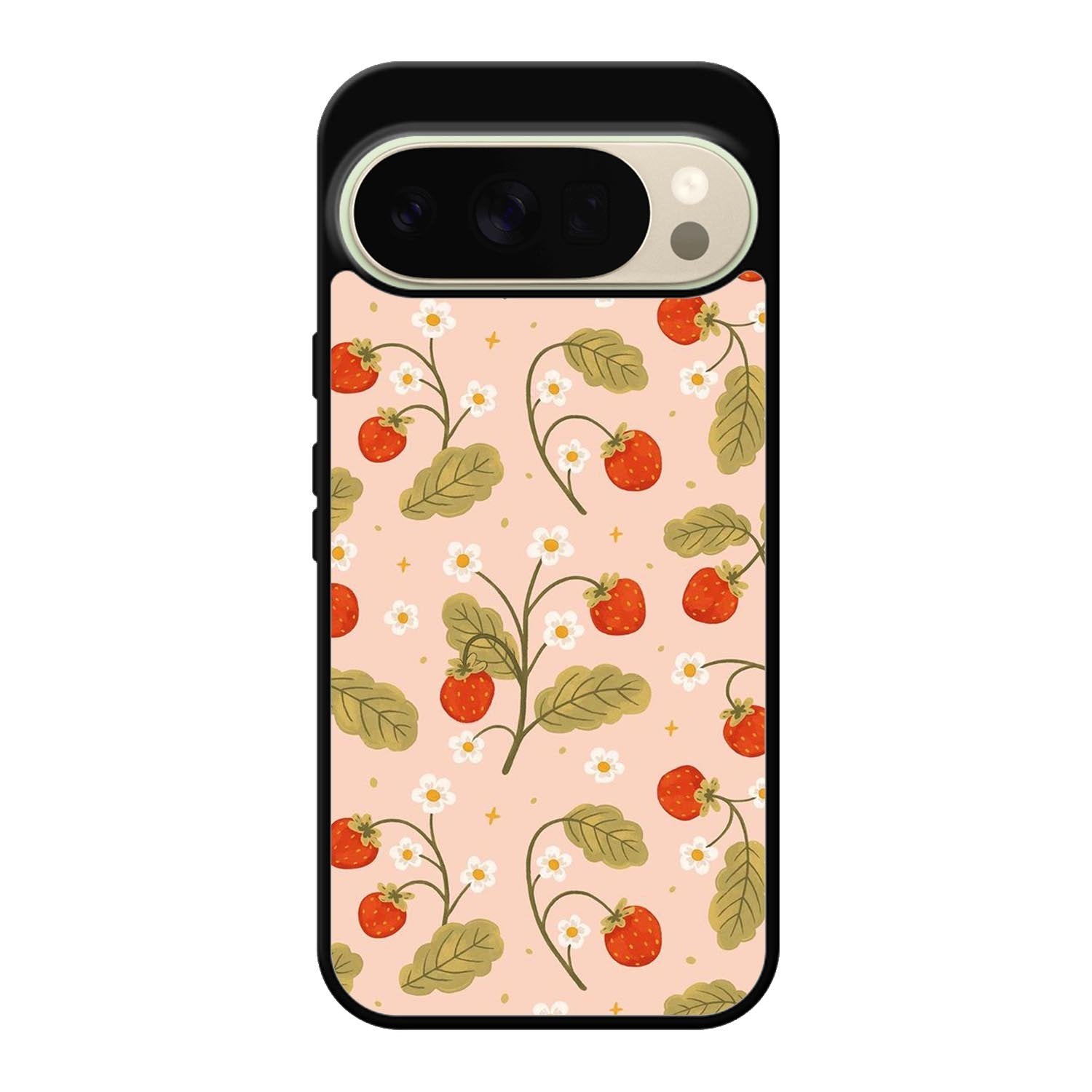 Strawberry Pattern FGoogle Pixel 10 Pro XL Case FE0598