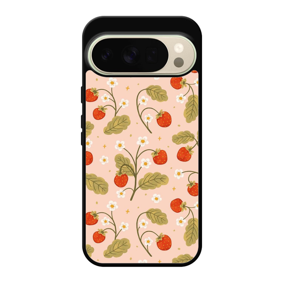 Strawberry Pattern FGoogle Pixel 10 Pro Case FE0598