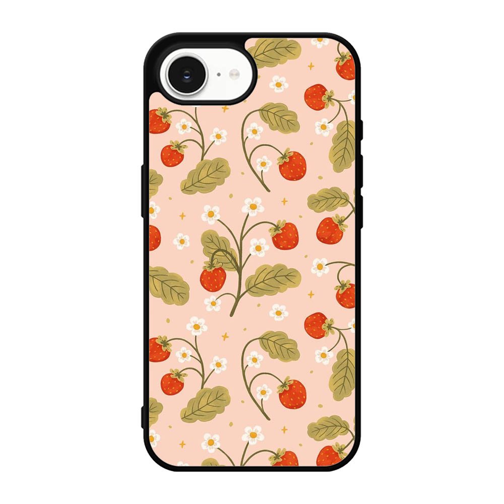 Strawberry Pattern FiPhone 17e Case FE0598