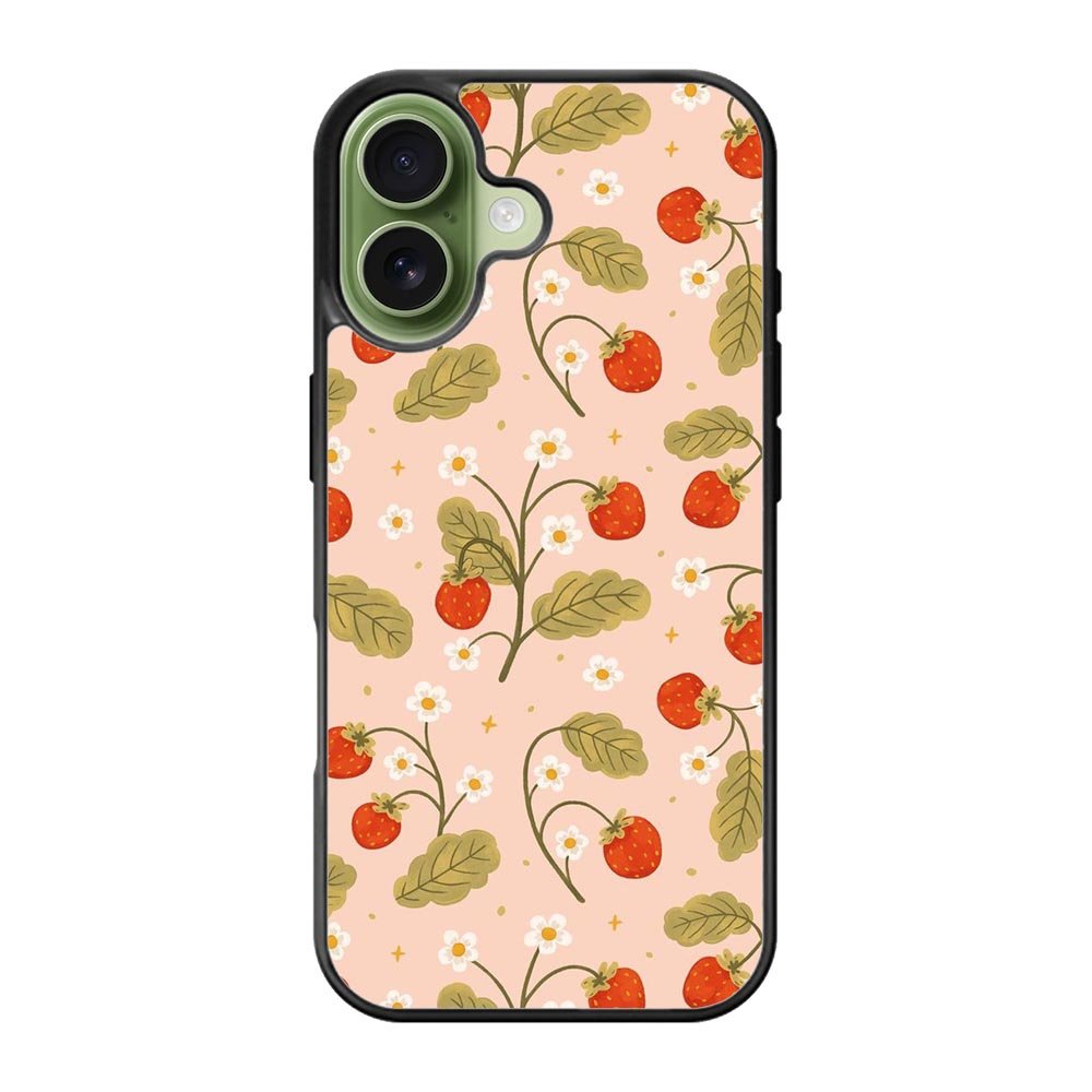 Strawberry Pattern FiPhone 17 Case FE0598