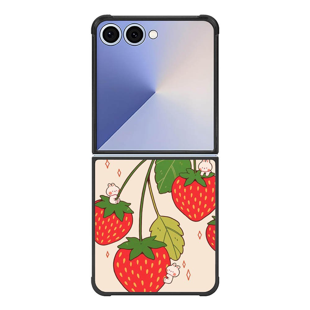 Happy Strawberry FE0077 Samsung Galaxy Flip 7 5G Case
