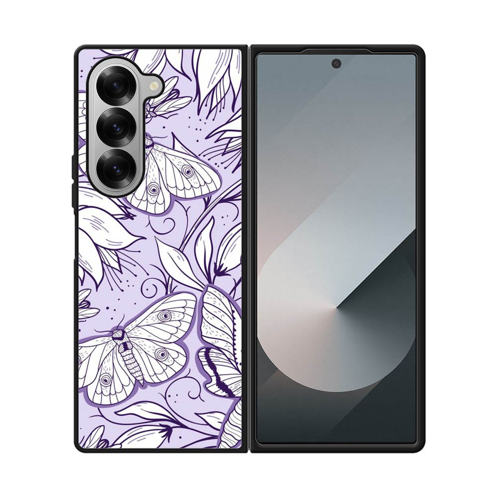 Butterfly Purple FSamsung Galaxy Z Fold 7 5G Case FE0124
