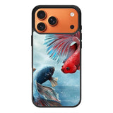 Blue Red Fish FiPhone 17 Pro Case FE0112