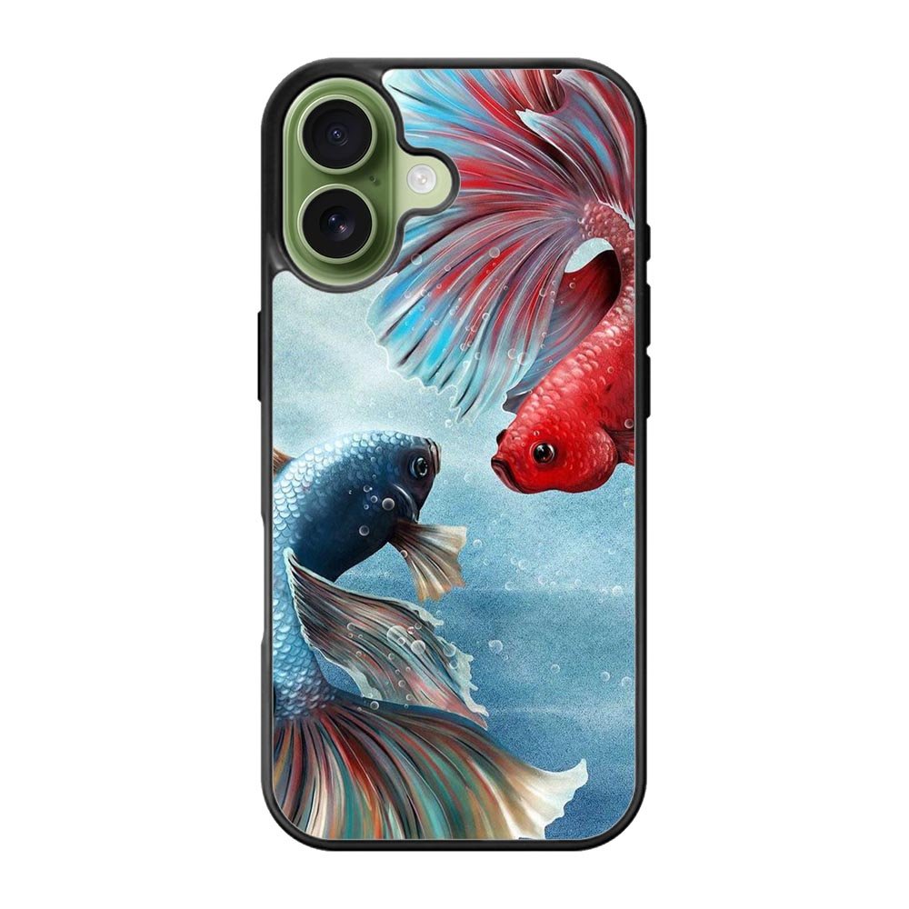 Blue Red Fish FiPhone 17 Case FE0112