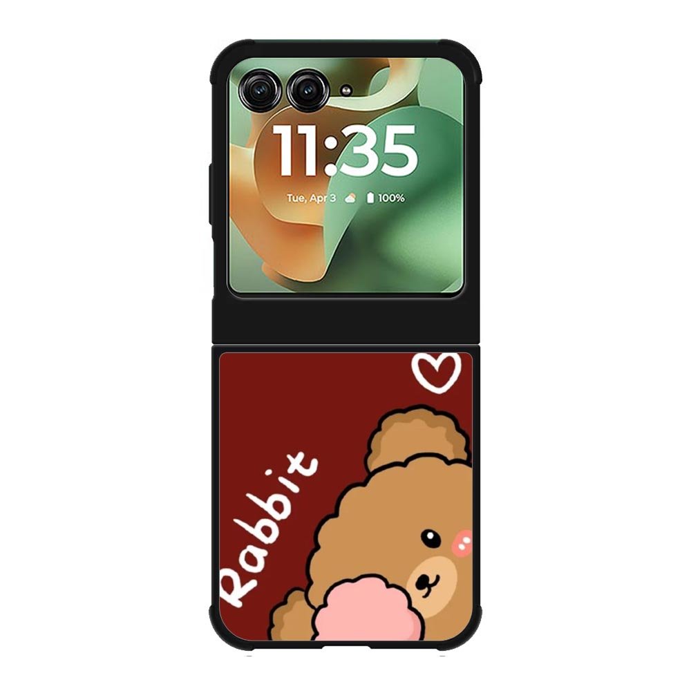 Rabbit and Bear FMotorola Moto RAZR 2025 Case FE0521