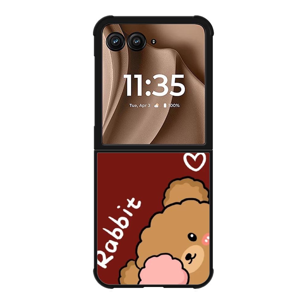 Rabbit and Bear FMotorola Moto RAZR Plus 2025 Case FE0521