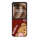 Rabbit and Bear FMotorola Moto RAZR Plus 2025 Case FE0521