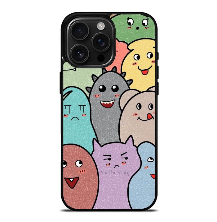 Monster Cute FiPhone 16 Pro Max Case FE0436