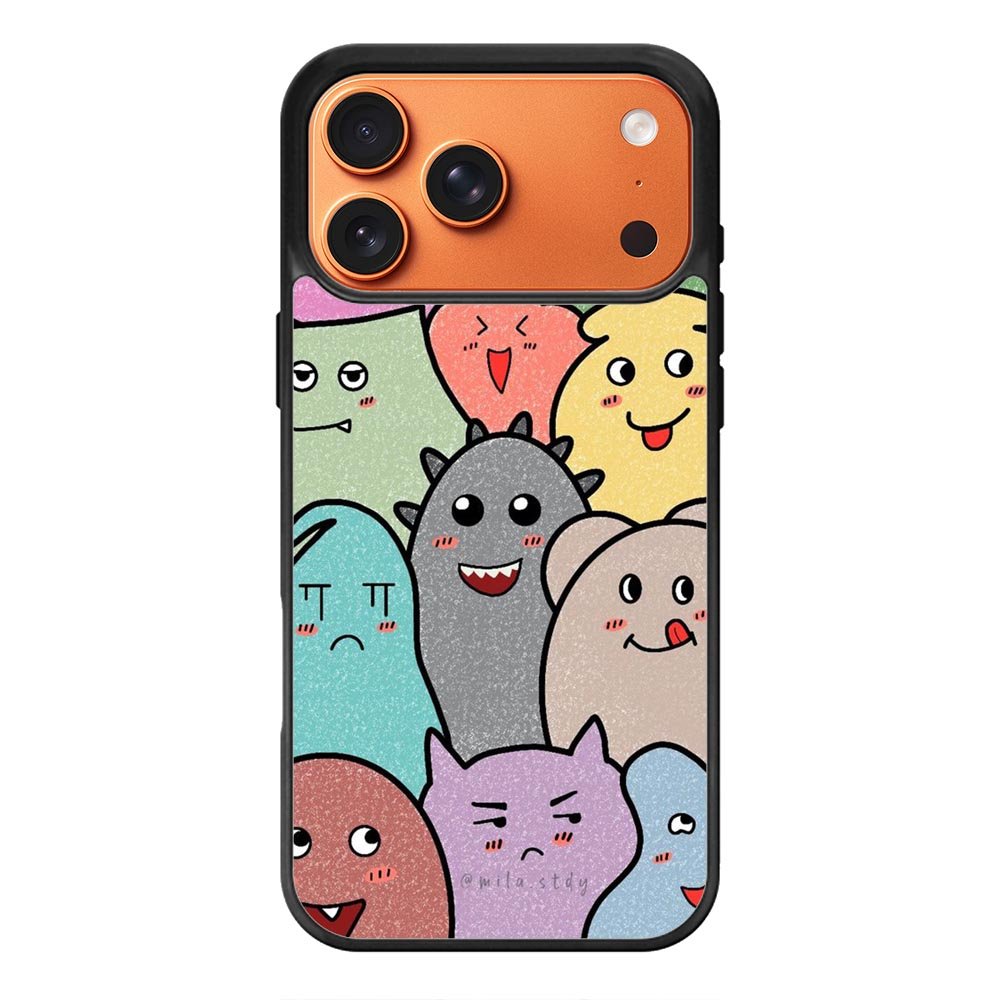 Monster Cute FiPhone 17 Pro Case FE0436