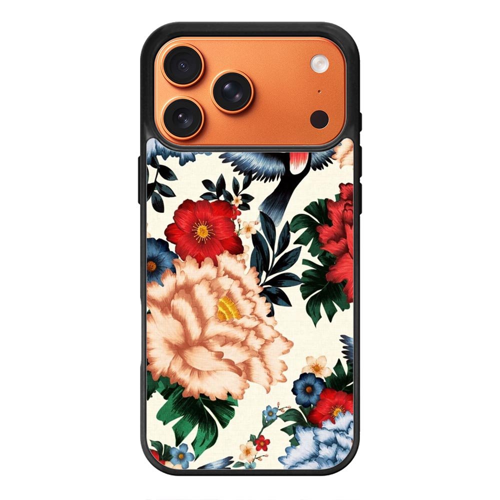 Bird and Flower FiPhone 17 Pro Case FE0099